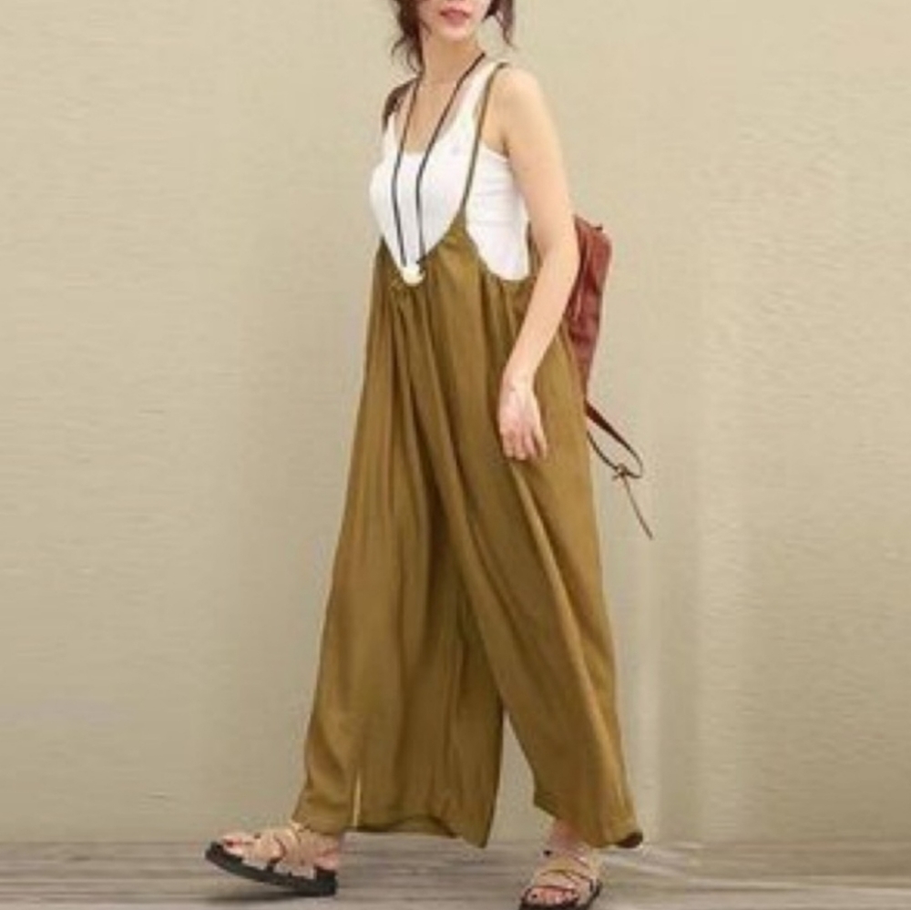 Zanzea Olive Green Jumpsuit